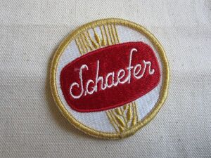 ビンテージ Schaefer SCHAEFER BEER シェイファー・ビール 酒 ワッペン/パッチ 会社 企業 USA 古着 アメカジ カスタム キャップ 421