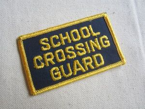 SCHOOL CROSSING GUARD スペクターガード セキュリティ ワッペン/パッチ 会社 USA 古着 アメリカ アメカジ 警察 警備 418