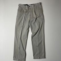 34インチ/ベージュ【Dockers/ドッカーズ】 ワイドチノパンツ ツータック■VINTAGE 90s〜00s■ VINTAGE WORK PANTS 04_画像1