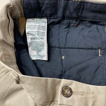 34インチ/ベージュ【Dockers/ドッカーズ】 ワイドチノパンツ ツータック■VINTAGE 90s〜00s■ VINTAGE WORK PANTS 04_画像4