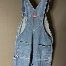 【MADE IN USA】90年代前期VINTAGE /ビンテージ (Dickies/ディッキーズ )デニムオーバーオールW38インチ　23.04.15_画像6