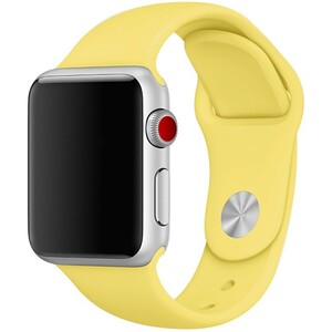 【本体サイズ38・40mm用】【17-イエロー】Apple Watch シリコン スポーツバンド アップルウォッチ【Series1.2.3.4.5.6.SE対応】