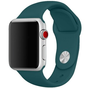 【本体サイズ38・40mm用】【36-インクグリーン】Apple Watch シリコン スポーツバンド アップルウォッチ【Series1.2.3.4.5.6.SE対応】