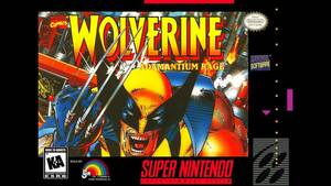 ★送料無料★北米版 スーパーファミコン SNES Wolverine Adamantium Rage ウルヴァリン