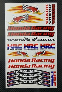Honda racing ホンダ ステッカー シール モーターバイク デカール セット