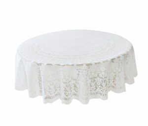  water repelling processing tablecloth 150cm circle round shape type made in Japan white kaei-1493-122-150r-WH