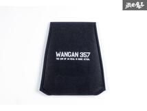 WANGAN357 ヘッドレストカバー ブラック 黒 ロゴ入り 左右2個セット ヘッドレストの汚れ防止 シートアクセントにどうぞ。_画像10