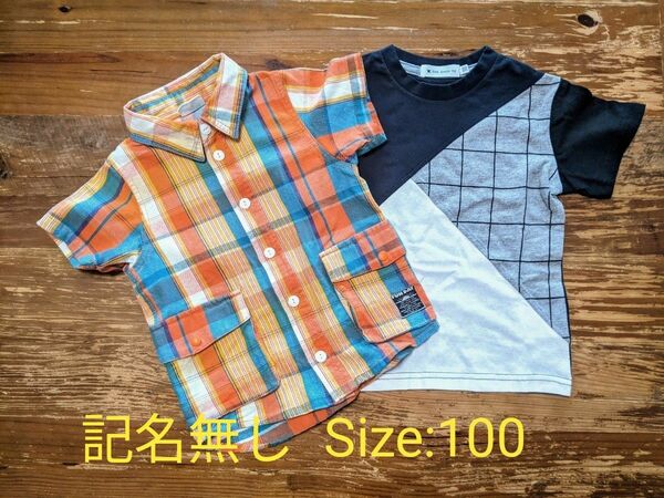 Size:100 BREEZE◆THE SHOP TK　半袖シャツ2枚