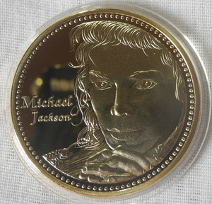 マイケル・ジャクソン コレクションコイン 記念メダル Michael Jackson 24金P 1oz 1オンス 金貨 アメリカ