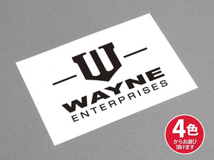 WAYNE ENTERPRISES カッティングステッカー ウェインエンタープライズ BATMAN バットマン