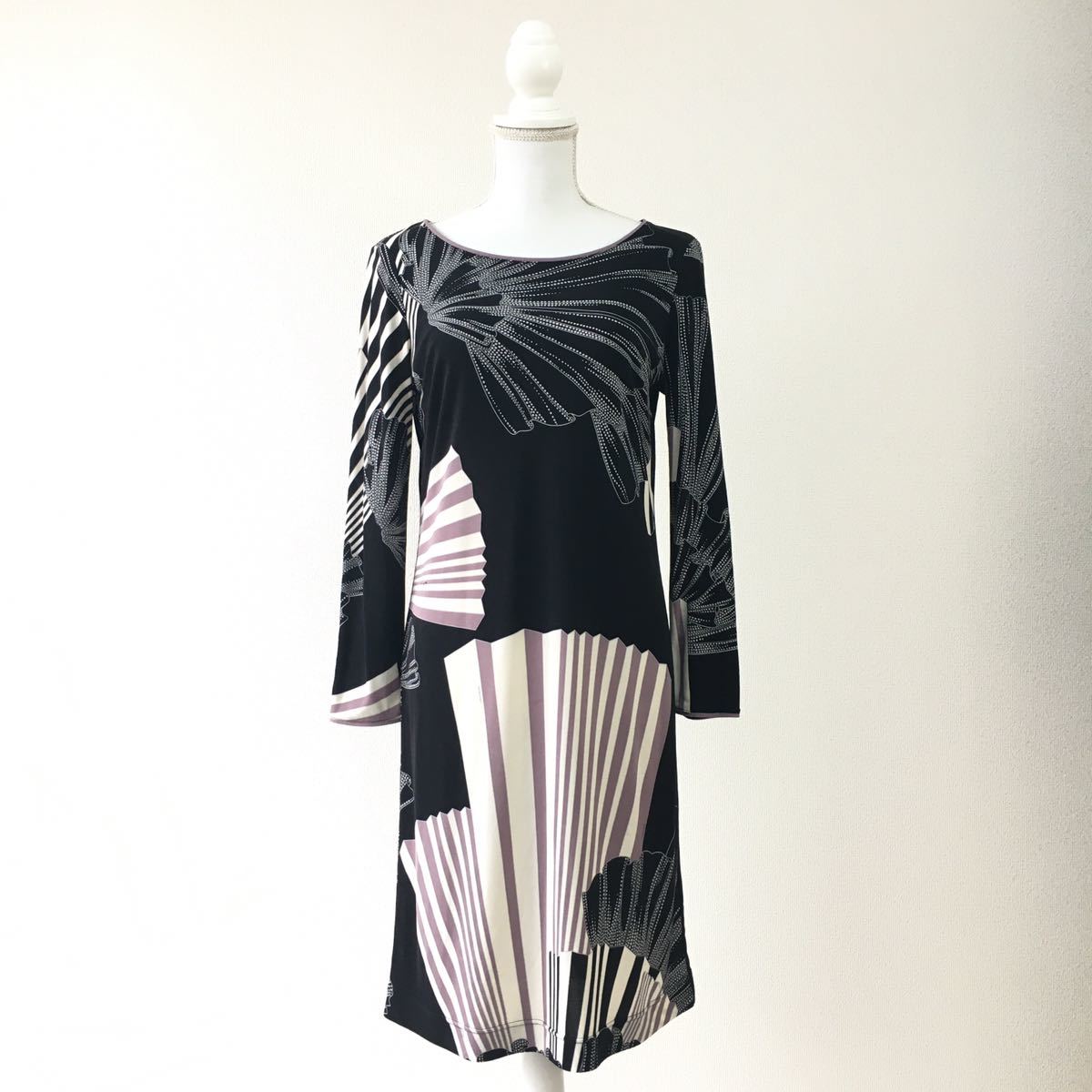 美品 LEONARD PARIS レオナールパリ シルク チュニック ワンピース 38