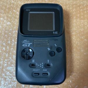 NEC PCエンジン GT PI-TG6 PCEngine GT 本体のみ ジャンク品(液晶は映っているようですが全面黒いまま)