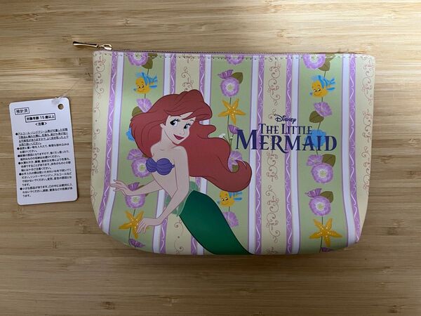 新品未使用★ディズニーストア ディズニープリンセス 人魚姫 アリエル ポーチ A