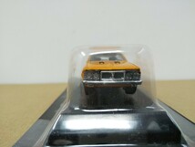 ■ コナミ『1/64 MITSUBISHI LANCER GALANT GTO MR (A53C-GR) 1970 オレンジ×ブラックライン 三菱ギャランー ミニカー』_画像2