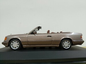 ■ PMA MINICHAMPSミニチャンプス『1/43 Mercedes Benz E-Class 1994 Cabriolet ローズウッド(紫檀色) メルセデスベンツ モデルミニカー』