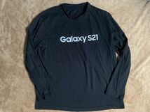 GALAXY S21 ギャラクシー ロンT 長袖 黒 ブラック ヴィンテージ 古着 Lサイズ サムスン SAMSUNG スマホ 機種_画像1