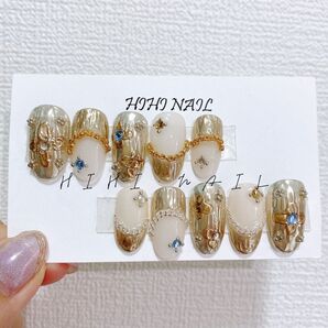 ネイルチップ ワンホンネイル ミラーネイル フレンチ 春 夏 秋 冬 つけ爪 韓国 入学式 卒業式 成人式 結婚式