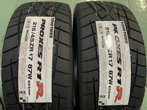 【即納OK】 2本国産 新品ラジアル 215/45ZR17 87W(215/45-17)24年製 トーヨー TOYO プロクセス R1R PROXES 峠/サーキット/ジムカーナ 等