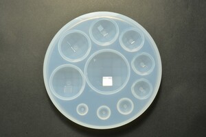  resin type silicon mold soft mold round cut 1 sheets hand made DIY beads Club 