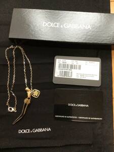 DOLCE GABBANA ネックレス　未使用