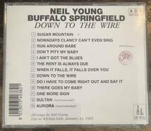 Neil Young Buffalo Springfield / Down To Tge Wire / 1CD / ニールヤング / バッファロースプリングフィールド_画像2