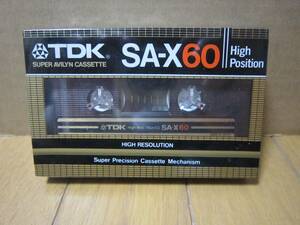  未開封■カセットテープ ■ハイポジション TDK SA-X60 　HIGH POSITION　TYPEⅡ