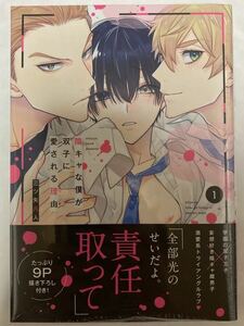 ☆新品★三ツ矢凡人「隠キャな僕が双子に愛される理由1」とらのあな特典リーフレット付き★おまけペーパー