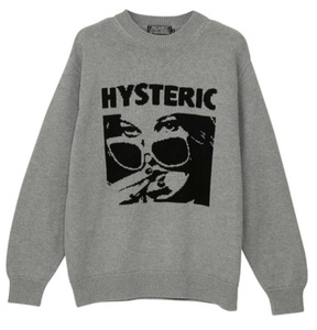  prompt decision immediately complete sale goods regular price 38,500 jpy Hysteric Glamour STILL CRAZY girl knitted sweater have been cleaned R-B22