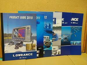 ローランスLOWRANCE　魚探 2010・2011・2012・2013・2014・2015年カタログ 計6部　ジムクォーツ339g