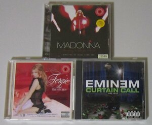 3382 CD 海外アーティスト 3タイトル MADONNA Im going to tell you a secret / EMINEM CURTAIN CALL / FERGIE THE DUCHESS レンタルアップ