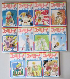 3297 裁断 ジャンク ファミリー 全11巻 渡辺多恵子 小学館 フラワーコミックス