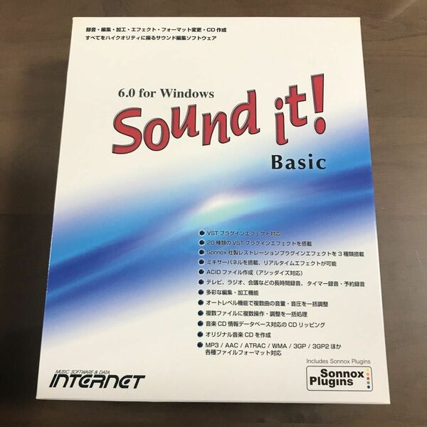 6.0 for Windows Sound it! Basic（サウンドイット）