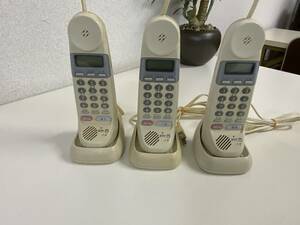 【NTT】コードレス電話子機(CX-41) 96年製 3点 まとめて 現状品