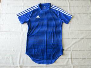 【美品】 adidas CLIMALITE アディダス クライマライト メンズ 半袖Tシャツ Sサイズ 青 スポーツウェア