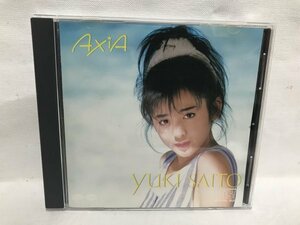 E149 斉藤由貴/AXIA アクシア D35A0476 ゴールドCD