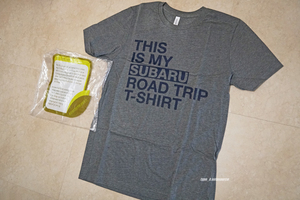 US Subaru официальный SUBARU Road Trip T-shirt футболка -L размер USDM Северная Америка JDM Subie OUTBACK CROSSTREK XV IMPREZA FORESTER LEGACY BRZ