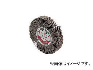 ムラコ 軸付フラップ金具無し 外径80幅15軸径6mm 240＃ KN8015 240(3263894) JAN：4560118262746 入数：5枚