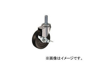 ハンマーキャスター/HAMMER-CASTER E型ねじ式 自在SP付 ゴム車 100mm M16×P2.0 415EAR100BAR01(1254227) JAN：4956237002941