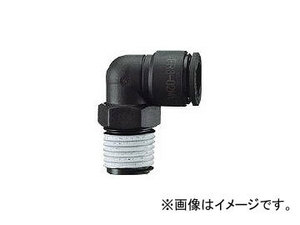 千代田通商/CHIYODA ファイブ樹脂メイルエルボ 8mm・R1/8 FR801ML(1584171) JAN：4537327032477