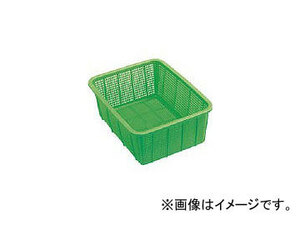 積水テクノ成型/SEKISUI-TECHNO 角かご深型 小 緑 K546G GN(3196976) JAN：4580167561034