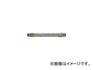 南国フレキ工業/NFK メタルタッチ無溶接式フレキ ニップル鉄 15A×500L NK34015500(2184419) JAN：4582119970925