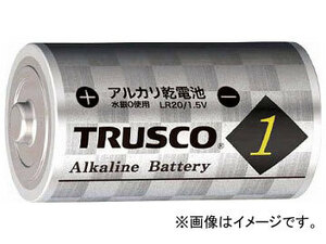 トラスコ中山/TRUSCO アルカリ乾電池 単1 2個入 TLR20GP2S(4234090) JAN：4989999215571