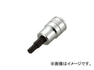 京都機械工具/KTC 9.5sq.ショートヘキサゴンビットソケット4mm BT304S(3077748) JAN：4989433147949