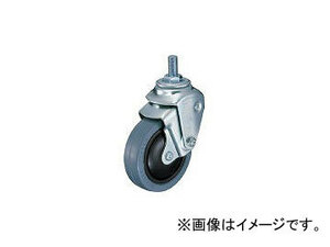 ハンマーキャスター/HAMMER-CASTER クッションねじ式自在ゴム車 100mmUNF1/2線径2.9 940BEAFR100UNF29BAR01(3195813) JAN：4956237428154