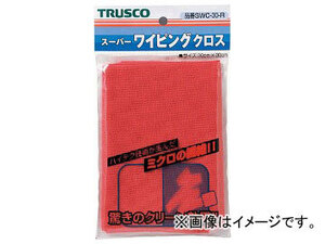 トラスコ中山/TRUSCO スーパーワイピングクロス 300mm×300mm 赤 SWC30 R(2196069) JAN：4989999365399