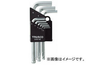 トラスコ中山/TRUSCO ボールポイント六角棒レンチセット 9本組 GXB9S(1252381) JAN：4989999703245