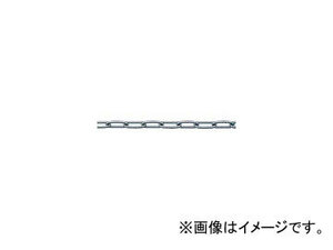 ニッサチェイン 鉄ユニクロ溶接リンクチェイン ４ｍｍ×３０ｍ