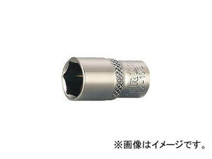 トラスコ中山/TRUSCO ソケット 6角タイプ 差込角6.35 対辺12mm T212S(3012913) JAN：4989999132373