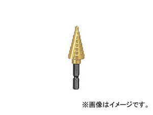 トラスコ中山/TRUSCO 六角軸ステップドリル 2枚刃チタンコーティング 6～18mm NMS18G(1384473) JAN：4989999557190