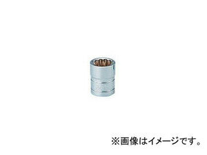 京都機械工具/KTC 9.5sq.ソケット(十二角) 3/8inch B338W(3731685) JAN：4989433130880